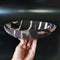 Black with white stripes Serving Bowl
