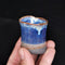 Blue Napkin Rings Set