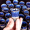 Blue Napkin Rings Set