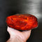 Cloudy Red Asymmetrical Plate