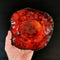 Cloudy Red Asymmetrical Plate