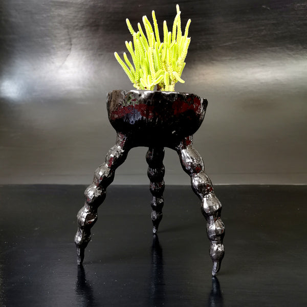 Tripod Ceramic Planter