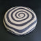 Black and White Spiral Dish