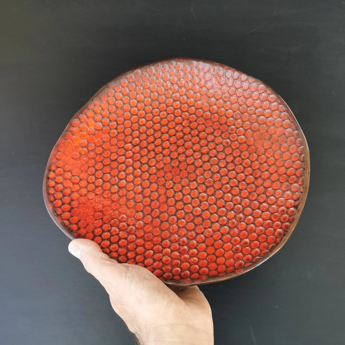 Bubble Wrap Red Plate